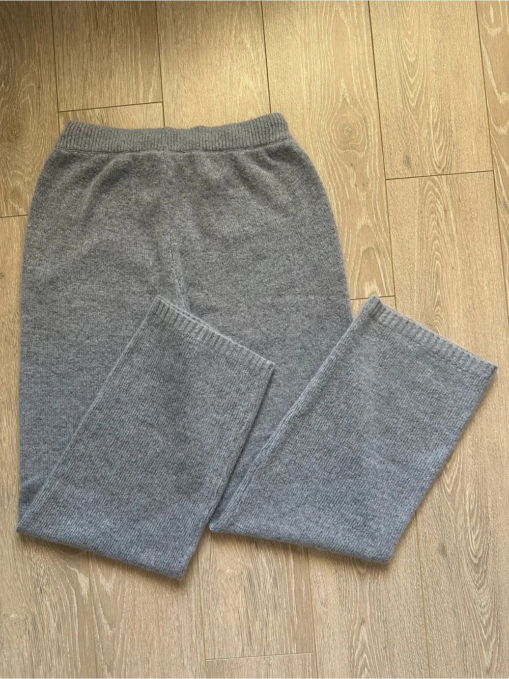 Alo Yoga Pants Wool Cashmere New Class Sweatpant Cozy Luxe Loungewear Blue Sz S